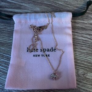 Kate Spade Rose Gold Elephant Necklace
